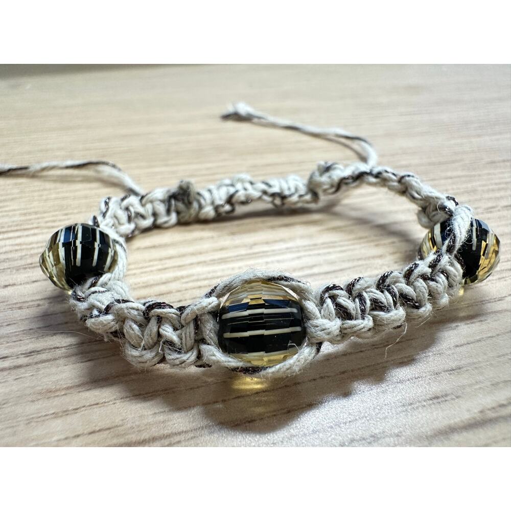 Adjustable Neutral Handmade Friendship Bracelet